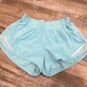 Lululemon LR hotty hots! 2.5 inch, size 2, color BLUE